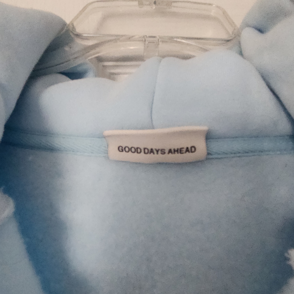 COMFRT Pastel Blue Women's Hoodie - Picture 7 of 9
